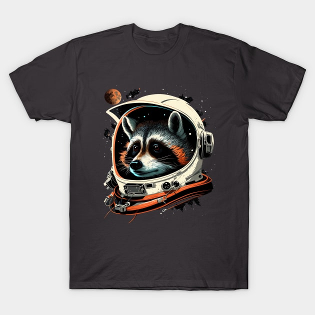 space raccoon T-Shirt by a cat cooking